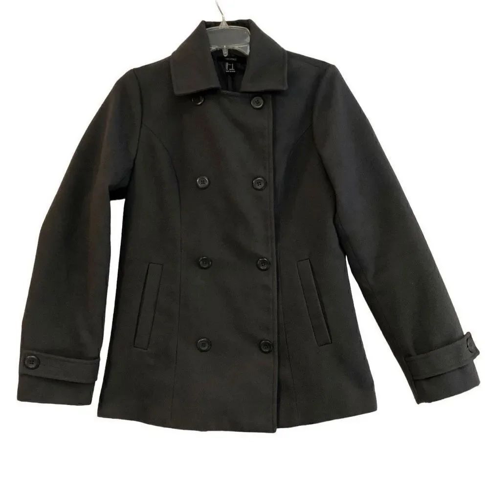 Forever 21 Women’s Gray Pea Coat Size Small